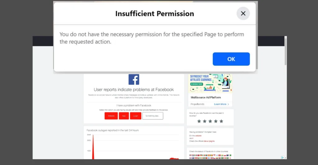 Insufficient Permission